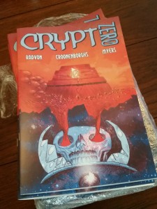 Freshly minted print editions of Crypt Zero.